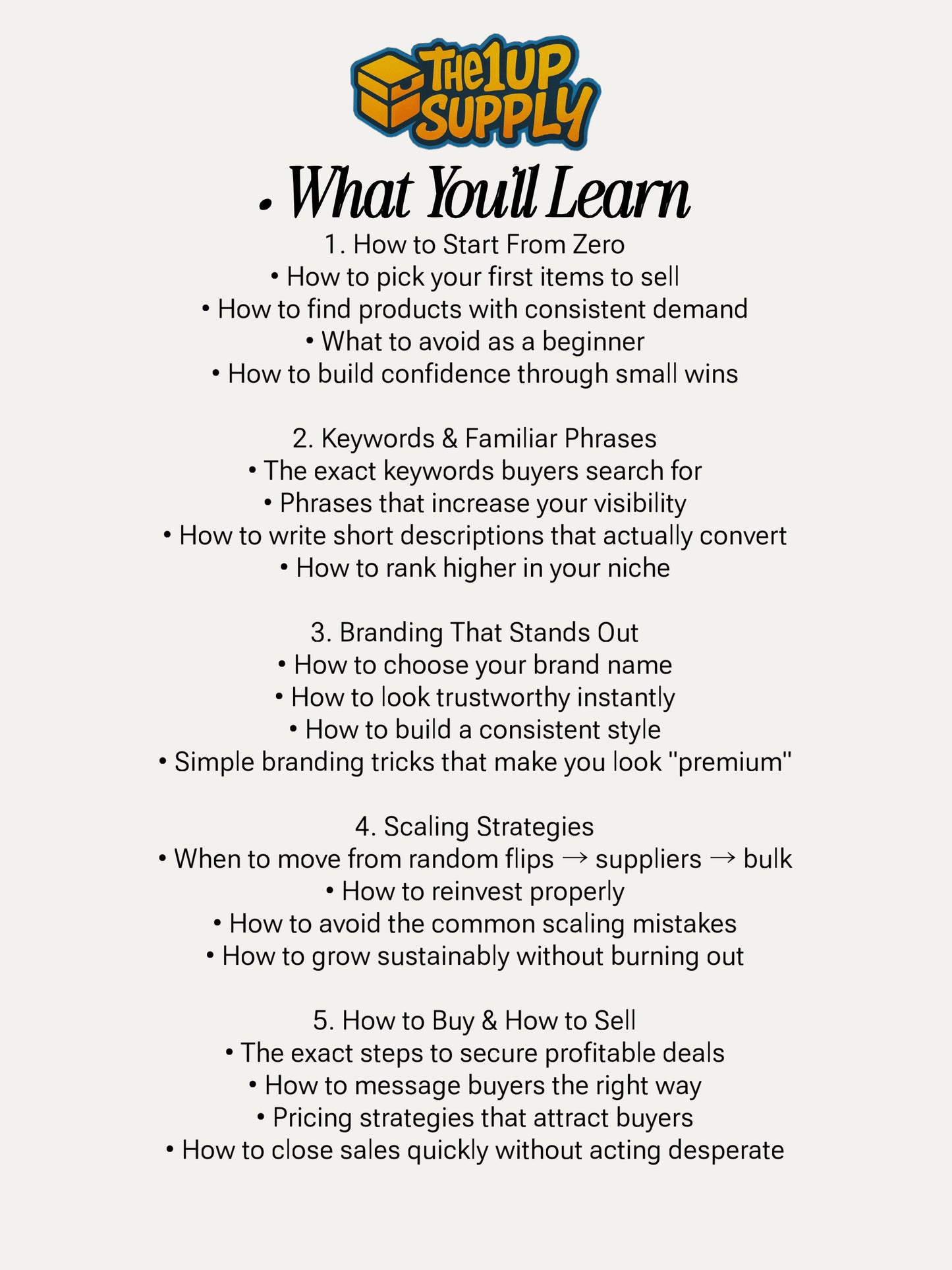 THE ULTIMATE RESELLING GUIDE + SUPPLIER LINKS & MORE